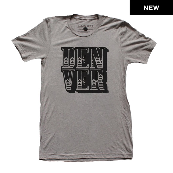 NEW The Denver Tee - Gray - Picture 1 of 2